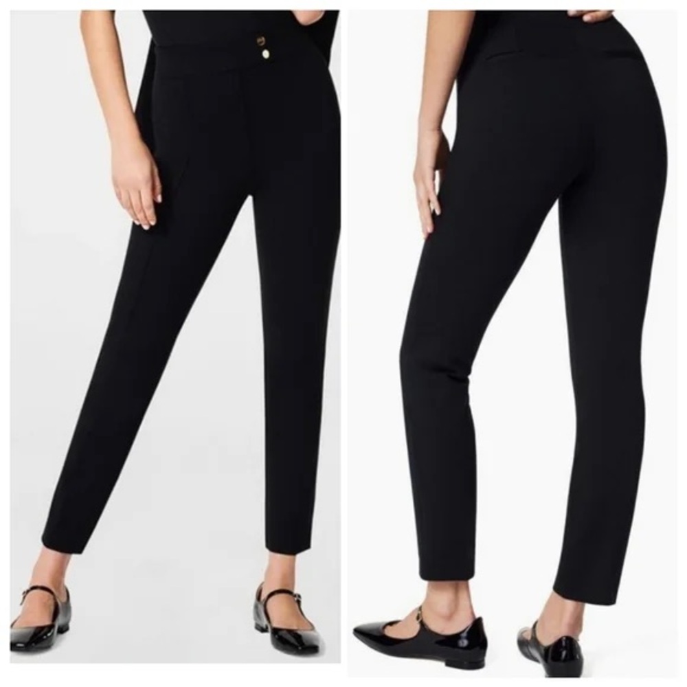 SPANX Ponte Tab Front Ankle Straight